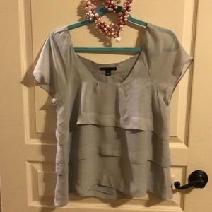 Gorgeous Grey Banana Republic blouse. Size small.